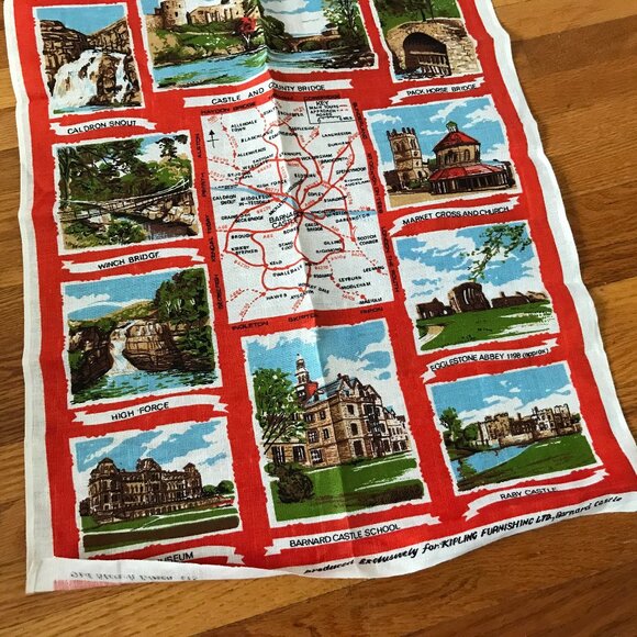 Lot of 4 Vintage Dishtowels Irish Linen British - Picture 8 of 16